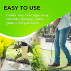 Yard Butler Step Edger - Handy & Durable Gardening Tool for Perfect Lines - Lawn Step Edger with Ergonomic Upright Design & Sturdy Blades