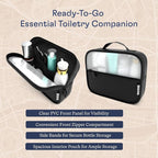 Shacke Premium 8 Packing Cubes Set - Lightweight Mesh Travel Luggage Organizers with Laundry Bag, 8-Piece Suitcase Storage System (Black)