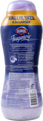 Clorox Fraganzia Laundry Scent Booster Crystals, In-Wash Fragrance Beads for Fresh-Smelling Clothes & Linens, Safe for All Fabrics & Colors, Easy-Pour Bottle, Lavender with Eucalyptus, 70 Oz