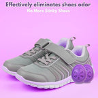 Air Jungles Shoes Deodorizer Ball 12 Ct, Lavender Scent, Odor Remover Balls for Sneakers, Gym Bags, Lockers, Closets, Hampers, and Drawers, Essential Oil Provides Natural Freshness