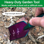 Garden Shovels - 2 Pack Gardening Tools, Heavy Duty Garden Trowels, High Strength Alloy Steel for Soil Digging Planting Transplanting Weeding - Solid Metal Handle, Colorful