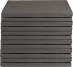 DG Collections 100% Cotton Flour Sack Towels – 12 Pack, 27x27 Inches, Grey, Lint-Free, Pre-Washed, Hemmed Edges – Reusable Kitchen Towels for Cleaning, Embroidery, Printing & Crafts - Grey