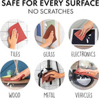 SUPERSCANDI 6 Pack Swedish Dishcloths for Kitchen - 100% Biodegradable & Compostable Reusable Paper Towels Washable, Food-Safe & Without Plastic - Dish Rags Suitable for Any Surface, Brown