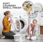 Washing Machine Cleaner Tablets – Deep Clean Washer Descale, Laundry Tub Cleaning Solution, Smell Fresh, Eliminates Buildup & Dirt, For Front & Top Load Washers, Easy-to-Use, 6 Pack, unscented
