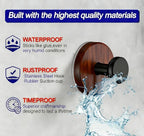 Suction Cup Hooks for Shower, 9 PCS Waterproof Towel Hooks for Bathroom Window Glass Door Adhesive Hooks, Bath Robe Looafh Wreath Hooks for Hanging, No Drill Removable & Reusable