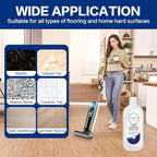 Multi-Surface Floor Cleaning Solution Compatible with Tineco Vacuum Mop, Cleaner Refill for All Mopping Robot Vacuums and Cordless Wet/Dry Mops (4 Bottle Pack, Original)