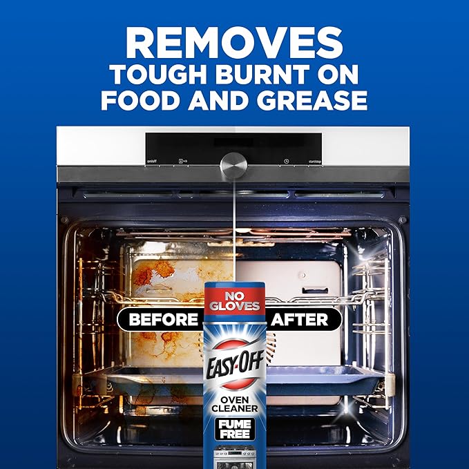 EASY-Off 178 Oven Cleaner Fume Free Max Aerosol, 16 Oz, (Pack of 12)