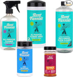 Aunt Fannie's Kitchen Bundle, Includes Lavender All-Purpose Spray, Eucalyptus Wipes, Lemon Sink Refresher, FlyPunch, & Eucalyptus Floor Cleaner