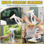 WV-03 Electric Window Vacuum Squeegee Cordless 11", Window Vac with 2.2KPA MAX Suction, Perfect for Showers, Mirrors, Glass, Countertops