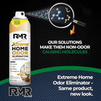 RMR Xtreme Home Odor Eliminator Spray - Neutralize Furniture, Clothing, Shoes, Garbage Cans, and More, 15 Ounces, 2-Pack, Unscented
