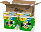 Bounty Quick-Size Paper Towels, White, 8 Family Triple Rolls = 27 Regular Rolls