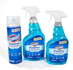 Clorox Foaming Glass Cleaner Trigger Spray, Streak Free No Drip Formula for Windows, Mirrors, and Glass Surfaces, All Purpose Household Cleaning Spray in Fresh Scent , 32 Ounce - 6 Pack