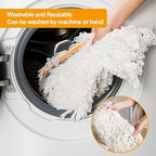 36" Commercial Dust Mops for Floor Cleaning Heavy Duty Floor Duster Mop with Long Handle Hotel Gym Household Cleaning Supplies for Hardwood, Tiles, Marble Floors (Grey)