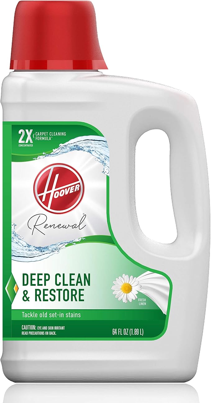 Hoover Smartwash Automatic Carpet Cleaner, FH52000, Turquoise & Hoover Oxy Deep Cleaning Carpet Shampoo, 50oz Formula, AH30950, White & Hoover Renewal Deep Cleaning Carpet Shampoo, 64oz Formula