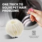 Pet Hair Remover for Laundry, 12 PCS Reusable Pet Hair Remover Balls, Washing Machine Hair Catcher for Dog and Cat Hair Removal, Gentle Lint Collector for Laundry Care