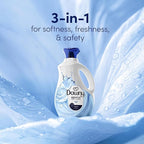 Downy Gentle Soft + Fresh Fabric Softener Liquid, Ocean Mist Scent, 56 FL OZ, 83 loads, Liquid Fabric Softener Designed to be Gentle on Skin