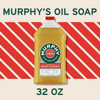 Murphy Oil Soap Concentrated Formula, Wood Cleaner, No-Rinse Floor Cleaner, Citronella Oil Scent, 32 fl oz Bottle (3 Pack)