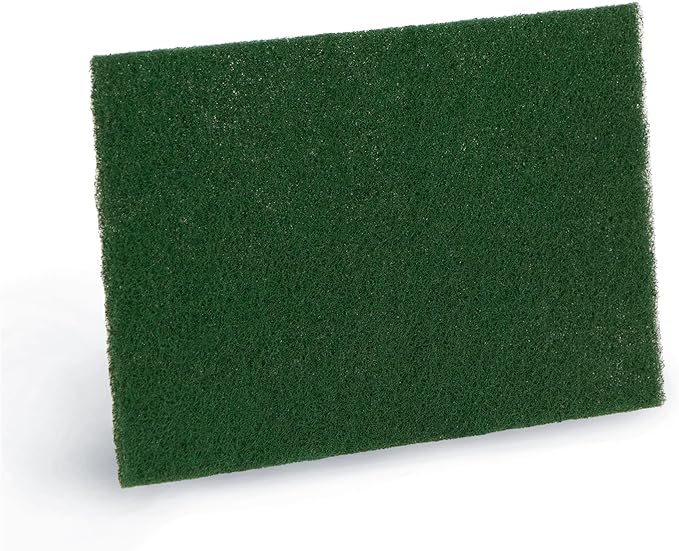 Americo #90-96 Kitchen Scour Pad, Medium Duty Scouring Pads for Pots and Pans, 6" x 9", Green, 20 per case