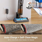 DREAME G10 Cordless Vacuum Mop with Self-Cleaning, Dual Tank Design, All in One Wet Dry Vacuum Cleaner, Up to 30 Mins Runtime, Cordless Floor Washer for Hard Floors