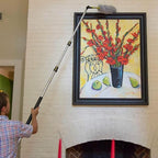 DOCA Telescoping Pole 5-12 Ft - Extension Pole for Cleaning, Feather Duster, Window Washing Kit, Paint Roller, Window Squeegee - High Reach Extendable Kit for Indoor & Outdoor - Pole Only