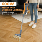 Koblenz Atlas Stick Vac 3-in-1 Cyclonic Vacuum Cleaner, HEPA Filtration, 600W Motor, 1 L Dust Cup, Long Corded Stick Vacuum, for All Surfaces, SVK-160