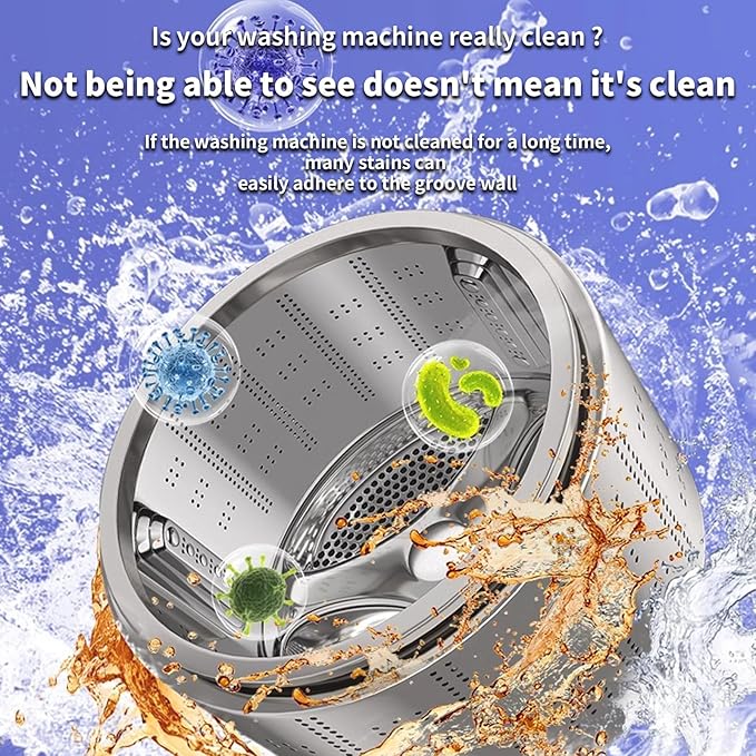 Washing Machine Crevice Cleaning Brush, 7 Pcs Cleaning Supplies Tools,Front Load Washer Machine Cleaner Accessories, 2 Pcs Drum Laundry Cleaner Brush and 5 Pcs Hard Brushes Crevice Parts Washer Brush