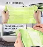 Compostable Trash Bags - FORID 8 Gallon Garbage Bags 150 Count Trash Can Liners 30 Liter Unscented Medium Wastebasket Bags for Kitchen Bathroom Home Office Garbage Can (5Rolls/Green) - Durable & Thick