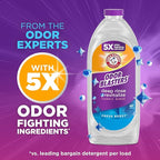 ARM & HAMMER Odor Blasters Deep Rinse and Revitalize Fabric Rinse, Laundry Additive, Eliminates Sweat and Musty Odors, Fresh Burst Scent, 50 fl oz