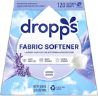 Dropps Laundry Fabric Softener Pods, Lavender Meadow (120 Pods) - Laundry Additive for Softening & Protection - HE Compatible Mineral Based Ingredients Laundry Supplies