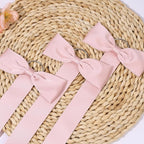 3 PCS Bow Holder for Girls Hair Bows, Ribbon Hair Clip Oraganizer Hair Barrettes Storage for Women,Wall Hanging Alligator Clip Hair Accessories Organizer Bedroom College Dorm Decor (Pink-3pcs)
