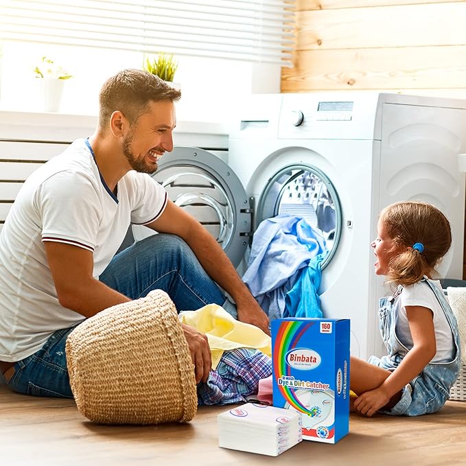 Color Grasper for Laundry 160 Count, Fragrance Free Dye Catcher Essential for Home Use, Dye Guard Grabber Sheets for Laundry in-Wash Sheets