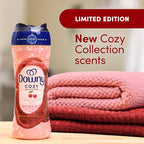Downy Cozy Collection In-Wash Laundry Scent Booster Beads, Cherry Jubilee Scent, 7.8 oz, Limited Edition Laundry Beads