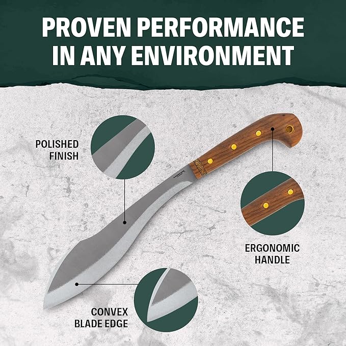 Condor Tool & Knife Outdoor Machete with Walnut Handle