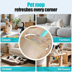 ULTRA+MAX+Pro LINTPLUS Pet Hair Remover Kit - 3-Size Carpet Rakes (S/M/L) w/Stainless Steel Handles - For Rugs, Carpets, Floors & Furniture - Stand-Up Design