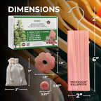 Professor Killamoth 61 Pack Cedar Blocks, Sachets, Rings, Balls - Stop Clothes Damage - The Ultimate Cedar Collection to Protect Your Clothes