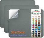 Canvas Repair Patch 9×11 Inch 3Pcs Waterproof Self-Adhesive Fabric Repair Patch for Tents,Boat Cover,Pop Up Canopy,Patio,Bags,Car Seats,Sofas,Furniture Cover(Grey)