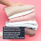 Pink Fabric Softener Concentrate - Odor Removing Freshener,Safely Clean 256 Loads Per Gallon, 1/2 Ounce Per Load, Heavy Duty Concentrated Commercial Formula, 1 Liquid Gallon Bottle, Pack of 1