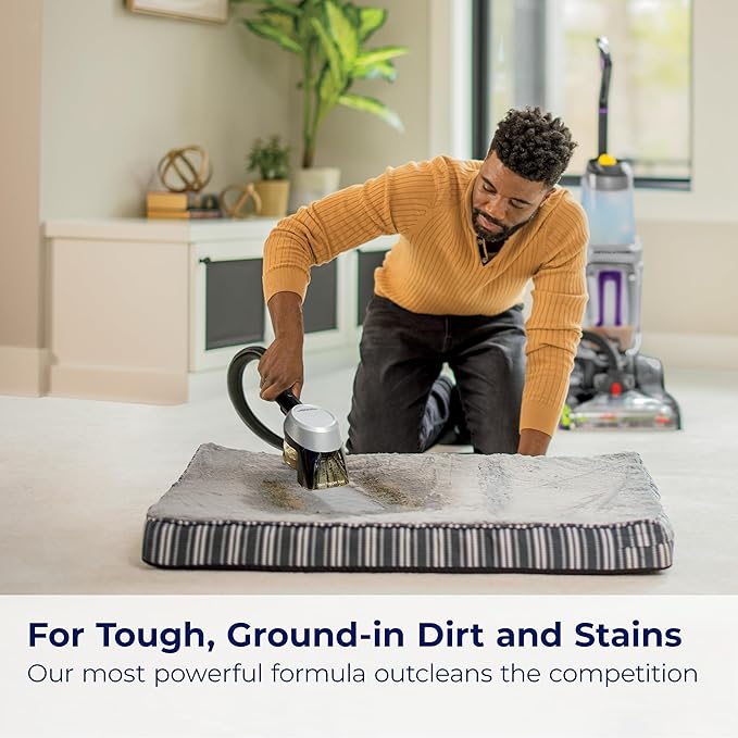 Bissell 78H63 Deep Clean Pro 4X Deep Cleaning Concentrated Carpet Shampoo, 48 ounces - Silver