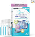 Lifeproof 4-IN-1 Washing Machine Cleaner - Up to 90 Days of Protection Against Odors & Grime (4-Pack, 1-Year Supply)