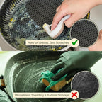 Plant-Based Kitchen Sponges (6 Pack) | USDA Biobased Certified | FSC & PETA Approved | Natural Cellulose & Coconut Scrubber Sponge | S-Shaped Design | Eco-Friendly, Non-Scratch, Non-Toxic & Vegan