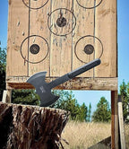 JXE JXO Throwing Axes and Tomahawks Set, Double Bite Hawks, Design for Throwing Recreation and Fun
