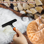 2 Pcs Hand Held Carpet Rake to Fluff Matted Carpets, Portable Rug Rake for Pet Hair Removal