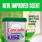 Cascade Platinum Dishwasher Pods, Dishwasher Detergent, Dish Detergent Soap, Fresh, 71 count