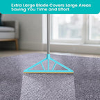 Carpet Rake for Pet Hair Removal,Reusable Pet Hair Remover, 55”Adjustable Long Handle Carpet Rake Pet Hair Remover,Dog Hair Rake,Cat Fur Brush,Lint Remover Scraper for Carpets,Rugs,Mats,Couch