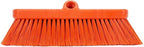 SPARTA 41278EC24 Flo-Thru Plastic Wall Scrub Brush, Equipment Brush With Soft Nylex Bristles For Industrial Kitchens, Hospitals, Commercial Cleaning, 4 Inches, Orange