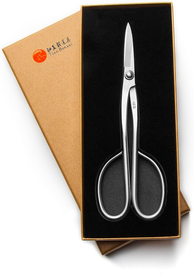 Left-handed Bonsai Scissors Professional Grade Bonsai Shears Alloy Steel Bonsai Tools Equip With Tool Bag (MT-LBS-210L)