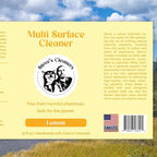 Steve's Cleaners Lemon Multi-Surface Cleaner – Plant-Based, Non-Toxic, Streak-Free Cleaning Spray – Ammonia-Free, Safe for Kitchen, Bathroom, Counters & More – 10 oz (Pack of 3)