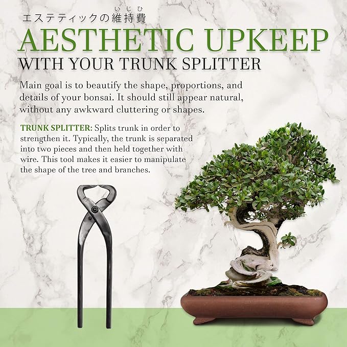 BambooMN 10.5" Trunk Splitter Tool - 3 Pieces