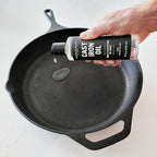 CARON & DOUCET - Ultimate Cast Iron Set: Seasoning Oil, Cleaning Soap & Restoring Scrub | 100% Plant-Based & Best for Cleaning Care, Washing, Restoring & Seasoning Skillets, Pans & Grills!