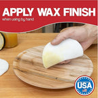 5" Non-Scratch Polishing Pad Hook & Loop Non-Woven Discs, Non-Abrasive Finishing Pads, Buff & Polish Finished Surfaces, Wood Oil & Wax Application, Orbital Sander Polishing Pad - 10 Pack (White)